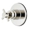 Kingston Brass KS3036DX Single-Handle Three-Way Diverter Valve with Trim Kit, Polished Nickel KS3036DX - alternate 1